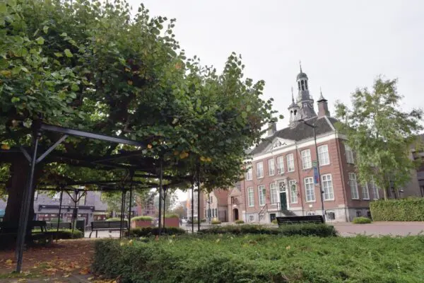 Oude Raadhuis van Etten-Leur en de Moeierboom