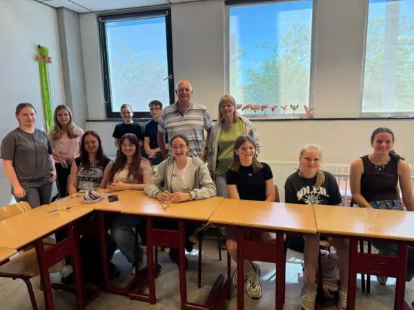 De gemeenteraad te gast op het Munnikenheide College