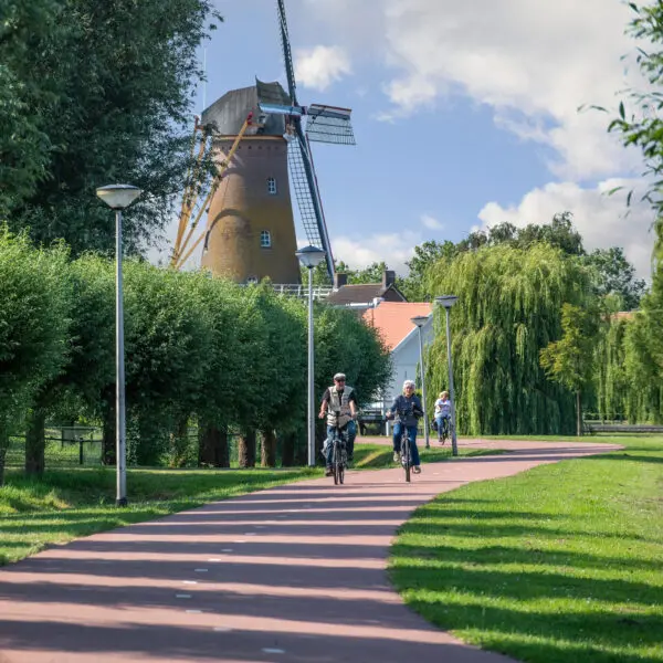 Fietsers in Etten-Leur