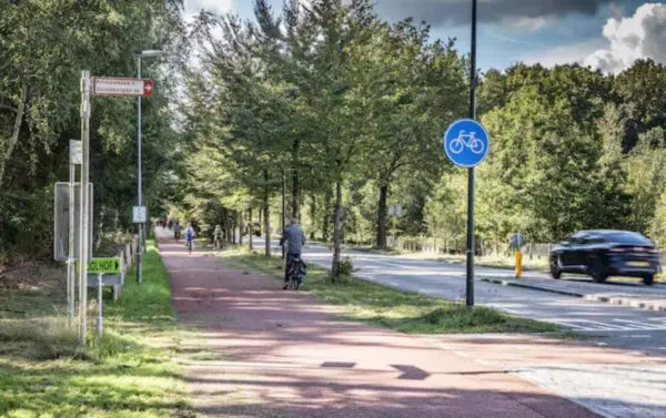 Verkeer op Leursebaan