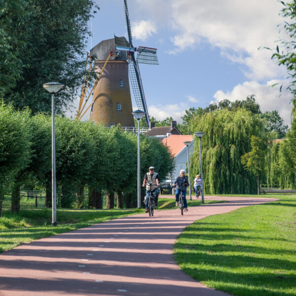 Fietsers in Etten-Leur
